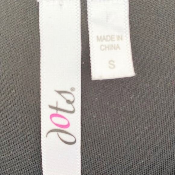 DOTS Black Aztec - Tribal Print Sleeveless Blouse, S - Picture 8 of 9